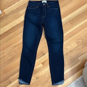 PAIGE Women's Midnight Blue Skinny Jeans size 26